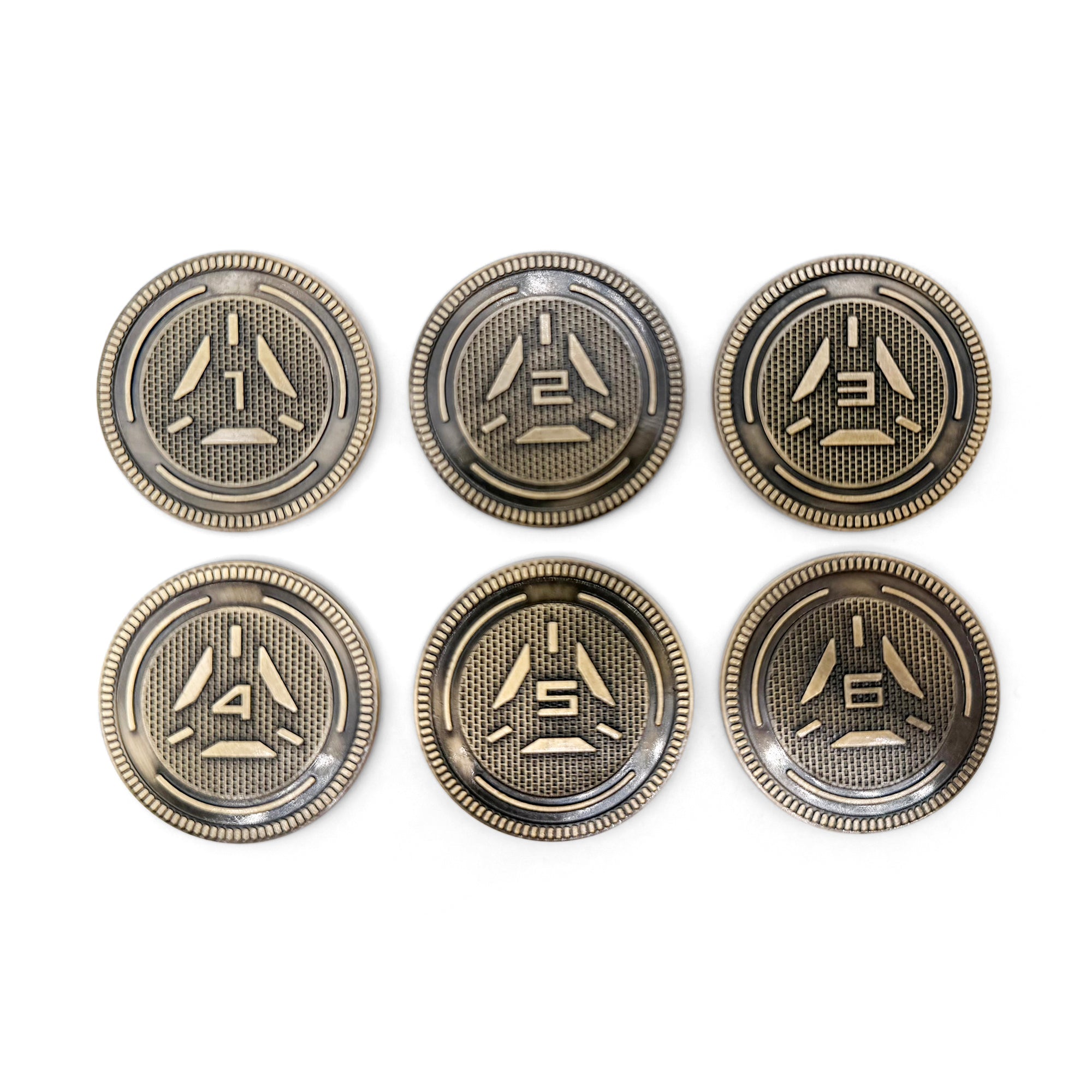 Adventure Coins - Objective Tokens (Alien Crosshairs) | Grognard Games