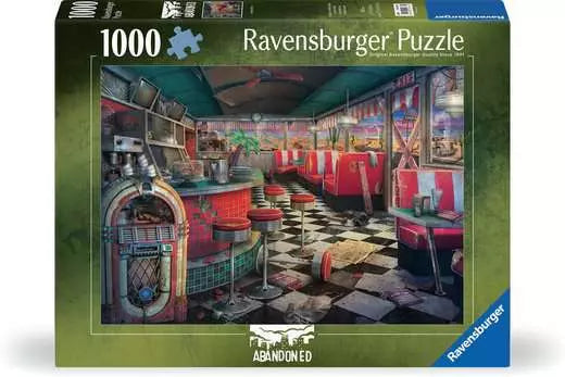 Jigsaw Puzzle Abandoned Places: Decaying Diner - 1000 Pieces Puzzle | Grognard Games