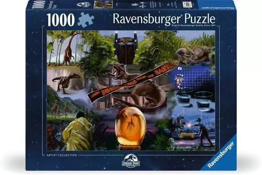 Jigsaw Puzzle Jurassic Park - 1000 Pieces Puzzle | Grognard Games