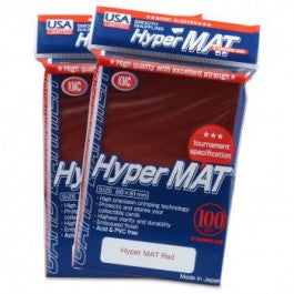 KMC Hyper Mat Red 100ct | Grognard Games