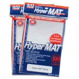KMC Hyper Mat White 100ct | Grognard Games