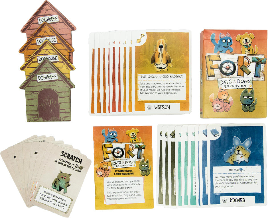 Fort - Cats & Dogs Expansion | Grognard Games