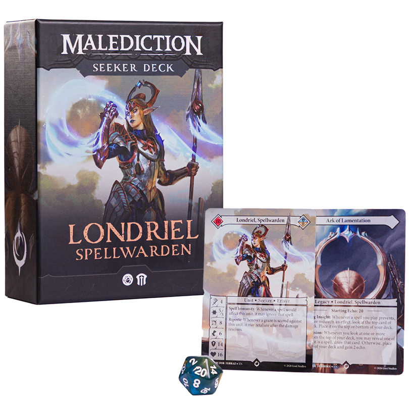 Malediction Miniatures Game - Seeker Deck - Londriel, Spellwarden (Pre-order Now!) | Grognard Games