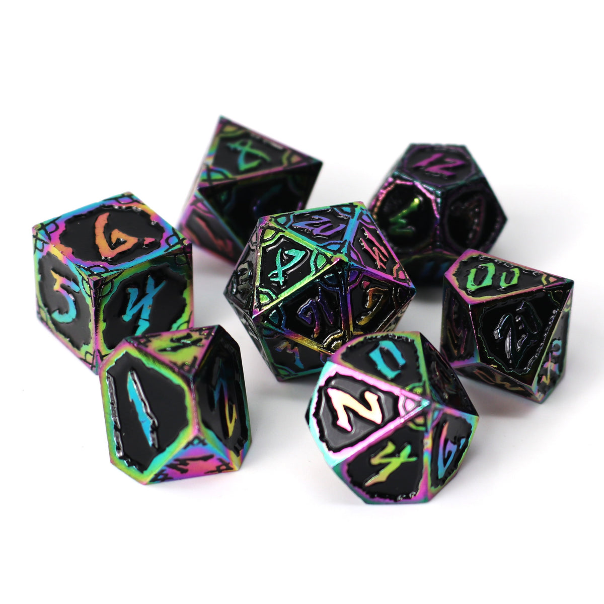 Die Hard Dice 7pc RPG Set - Dark Nexus Hexbreaker | Grognard Games