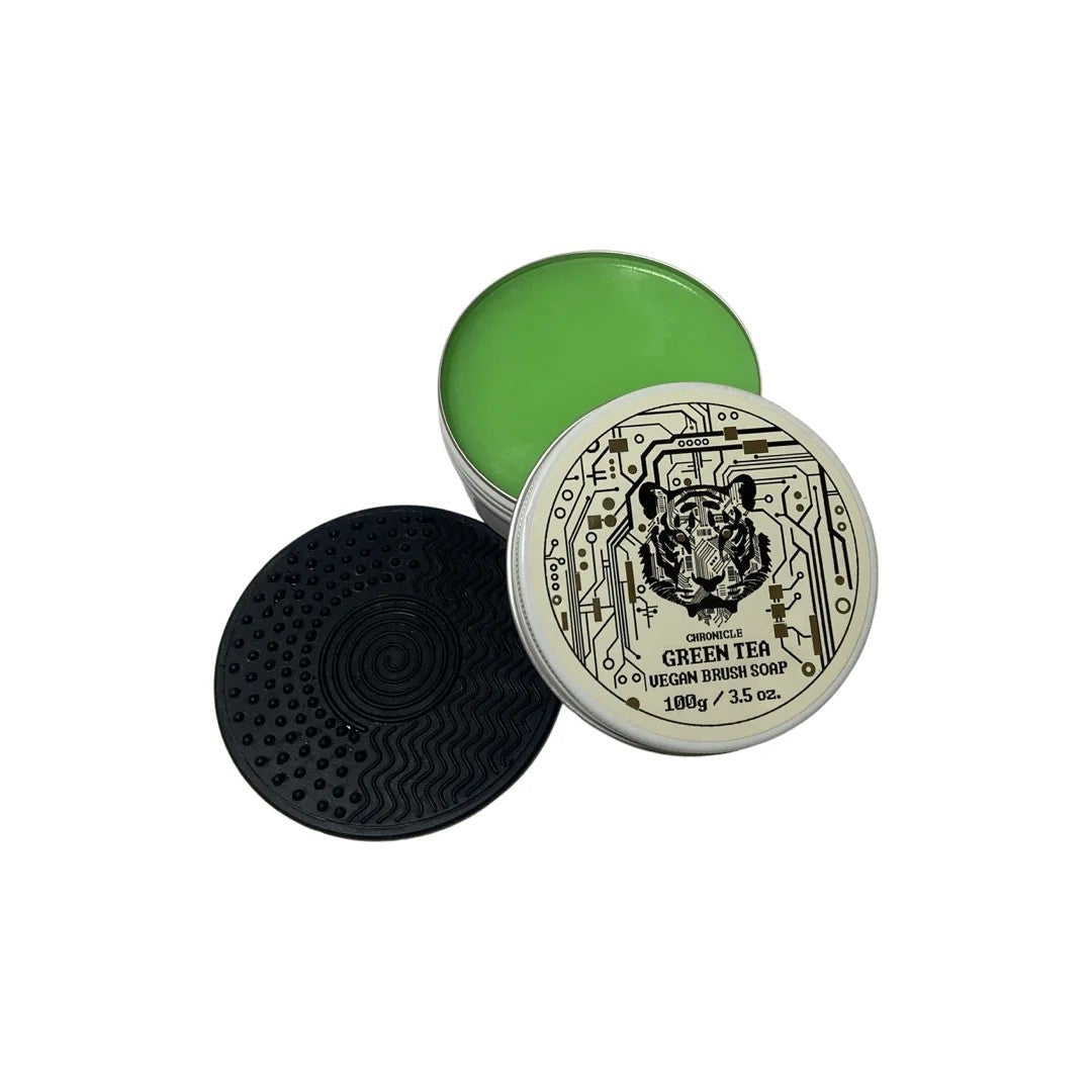Green Tea Vegan Brush Soap (100g) | Grognard Games