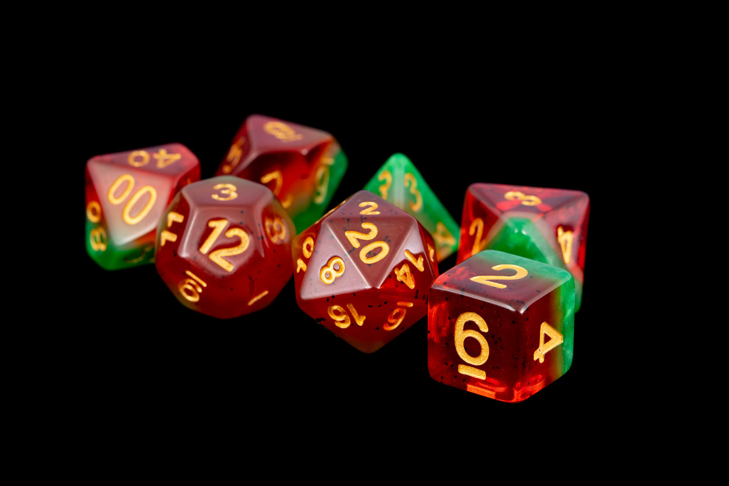 Watermelon 16mm Poly Dice Set | Grognard Games