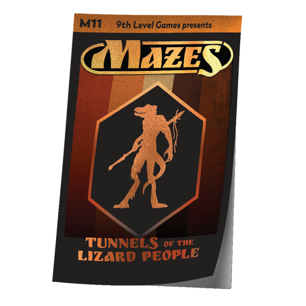 Mazes Fantasy Roleplaying Module 11: Tunnels of the Lizard People | Grognard Games