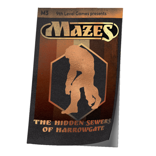 Mazes Fantasy Roleplaying Module 3: The Hidden Sewers of Harrowgate | Grognard Games