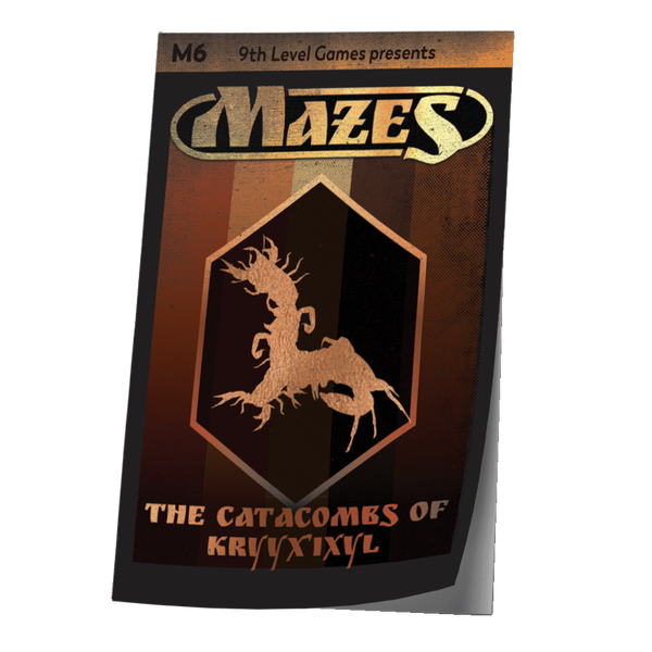 Mazes Fantasy Roleplaying Module 6: The Catacombs of Kryyx’ixyl | Grognard Games