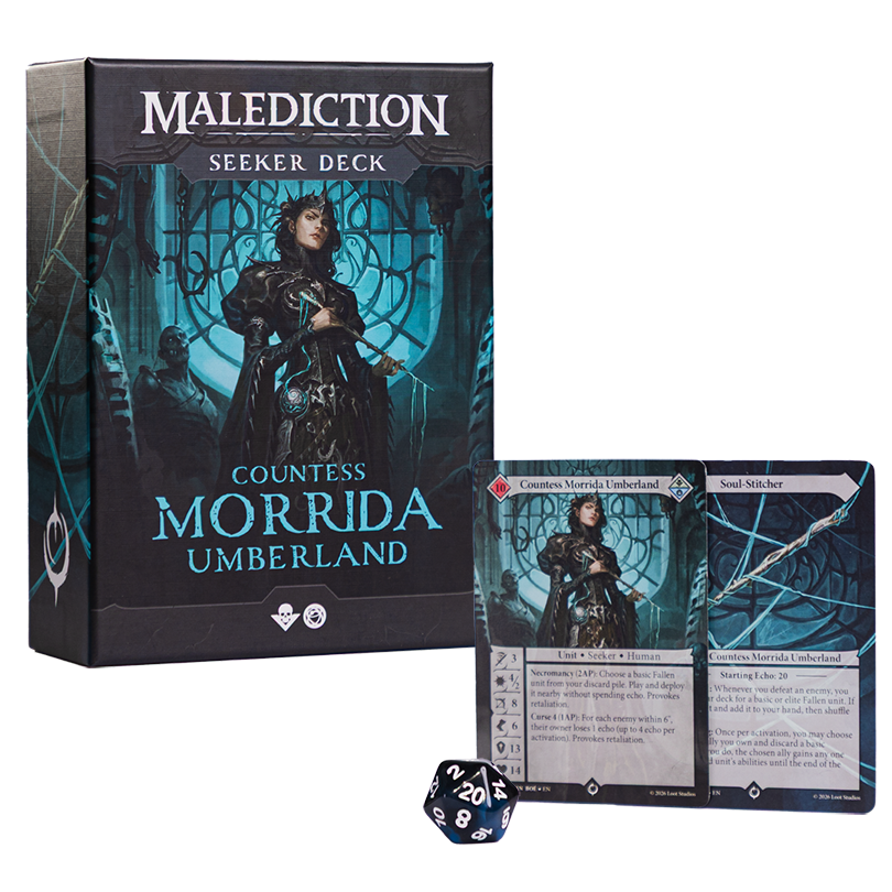 Malediction Miniatures Game - Seeker Deck - Countess Morrida Umberland (Pre-order Now!) | Grognard Games
