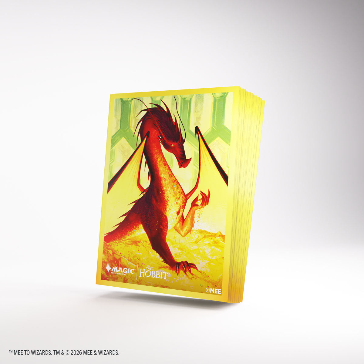 Card Sleeves: MTG Premium Art Sleeves -The Hobbit - Smaug, the Golden | Grognard Games
