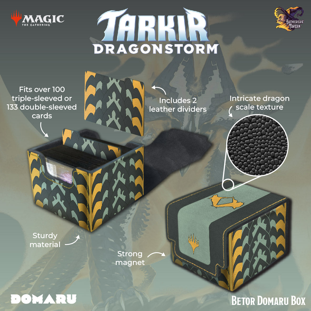 Gatherers' Tavern Magic the Gathering Tarkir Dragonstorm Domaru Box - Betor | Grognard Games