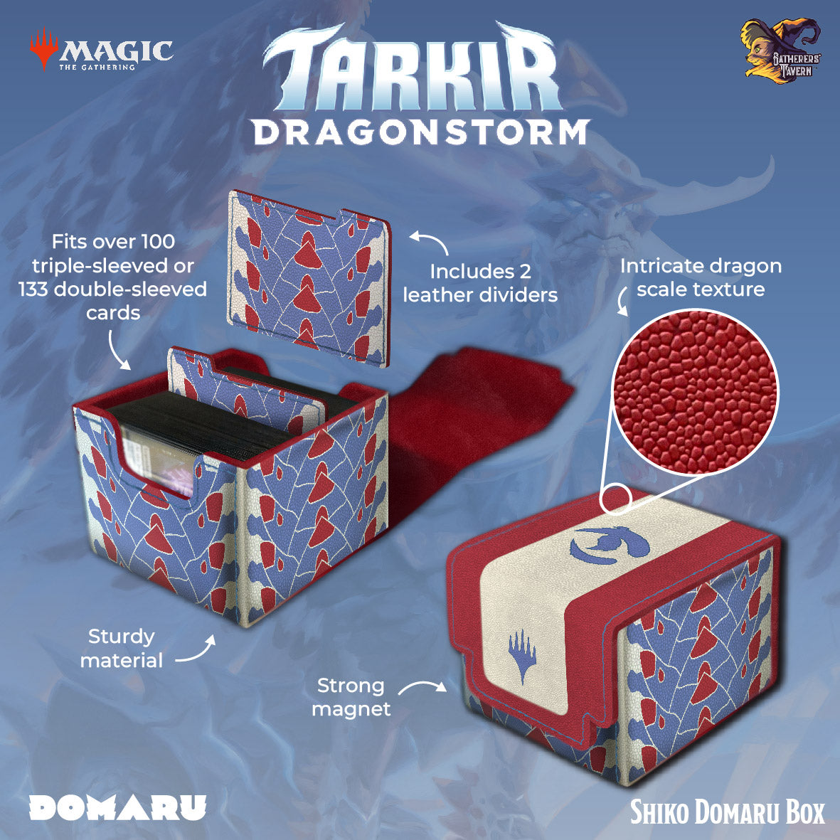 Gatherers' Tavern Magic the Gathering Tarkir Dragonstorm Domaru Box - Shiko | Grognard Games