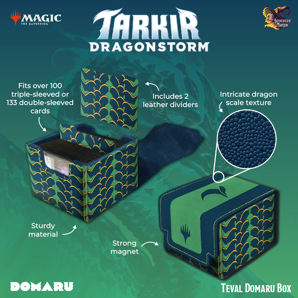 Gatherers' Tavern Magic the Gathering Tarkir Dragonstorm Domaru Box - Teval | Grognard Games