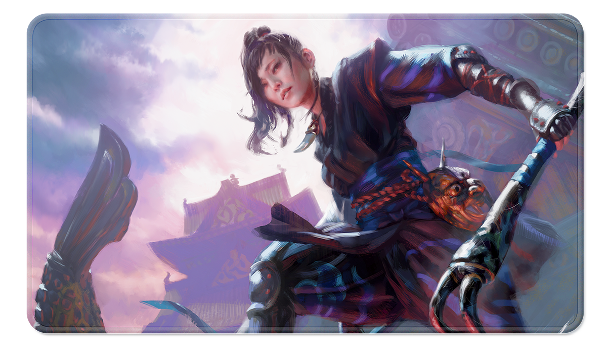 Commander Series #2: Allied - Yuriko Stitched Standard Gaming Playmat for Magic: The Gathering | Grognard Games