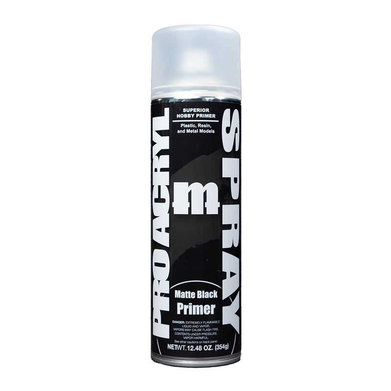 MPAR P02 - PRO Acryl Spray - Matte Black Primer | Grognard Games