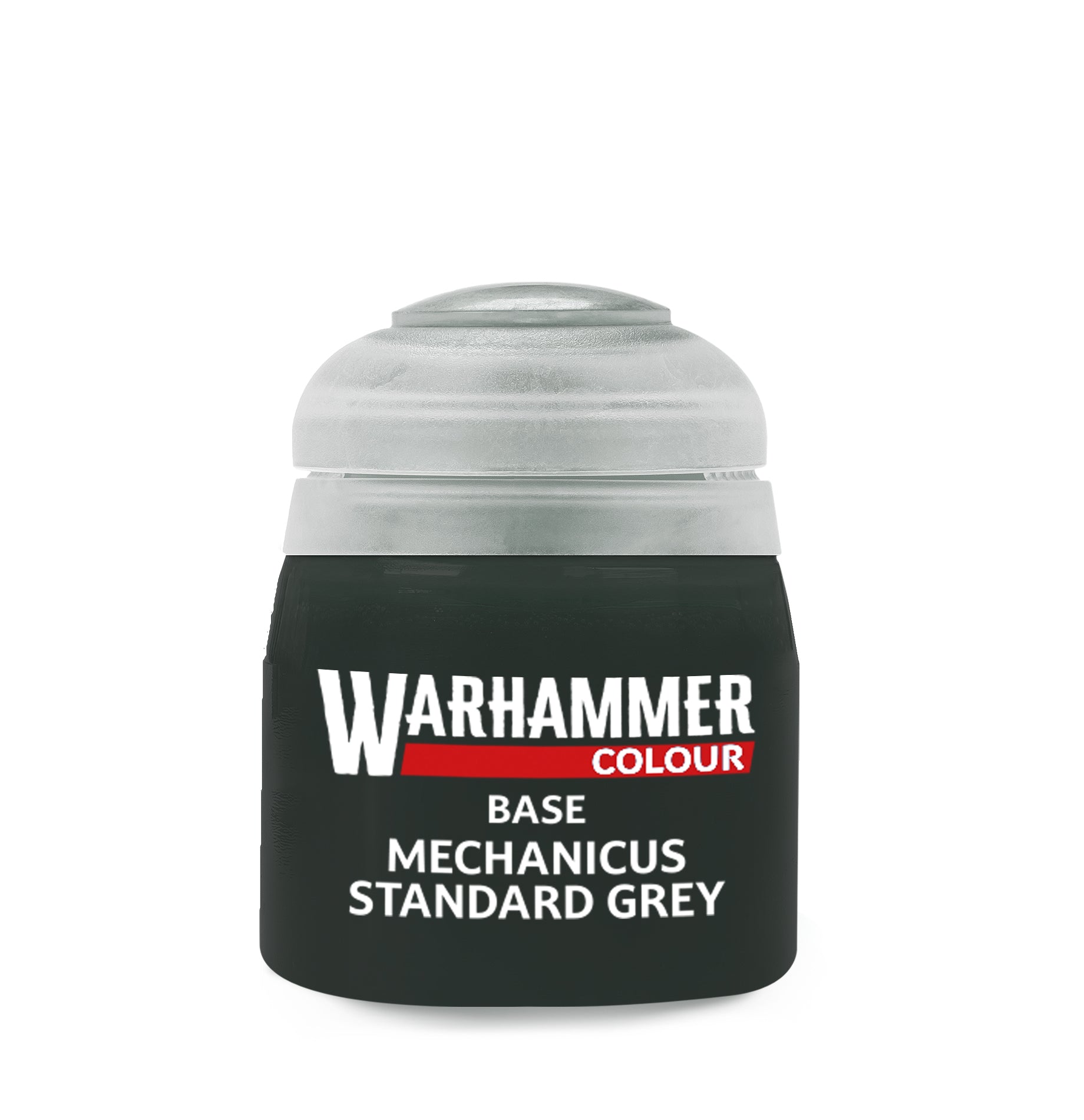 Warhammer Colour Base Mechanicus Standard Grey | Grognard Games
