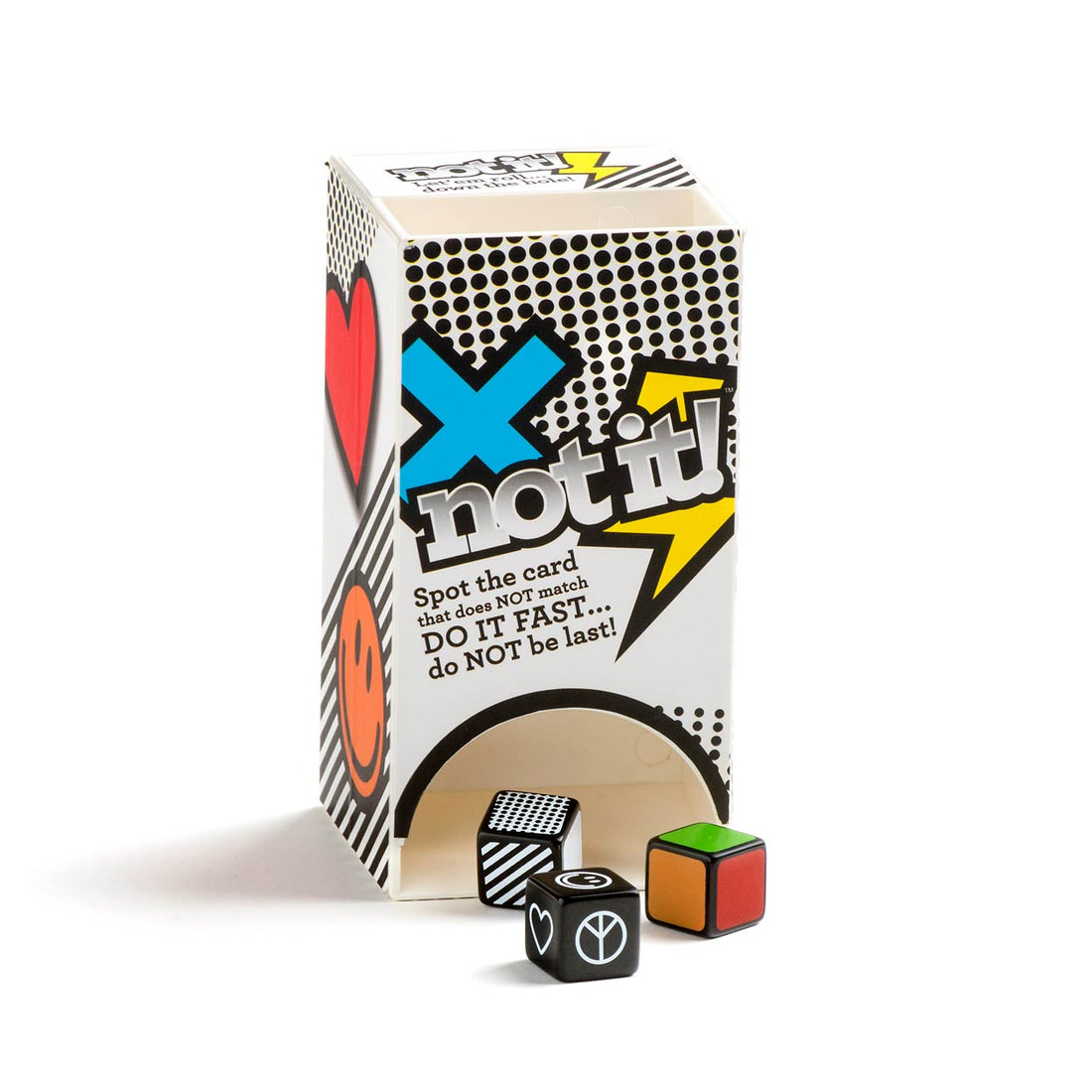 Not It Dice Tower, Roll The Dice and Dodge The Match, Exciting Family Game Night Fun - Original | Grognard Games