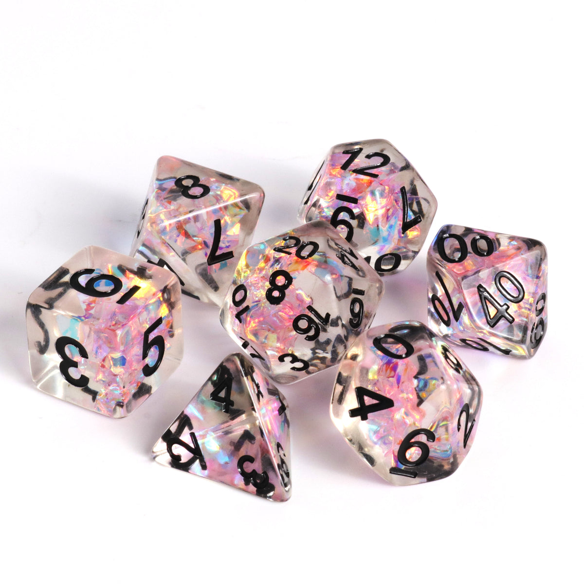 Die Hard Dice 7 Piece RPG set - Fairy Wind | Grognard Games