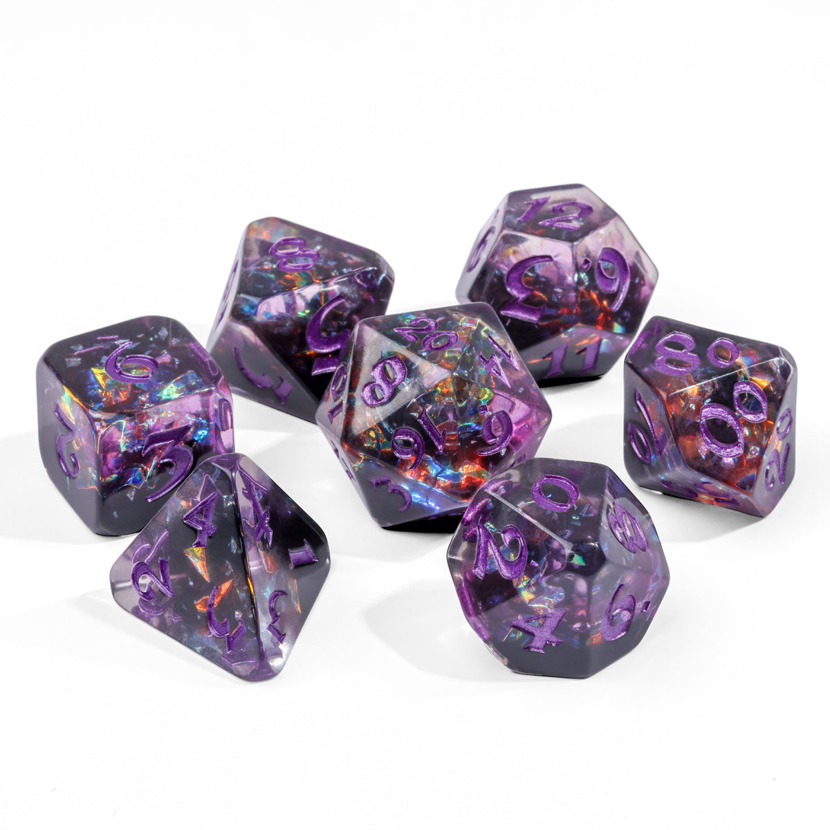 Die Hard Dice 7 Piece RPG set - Delirium | Grognard Games