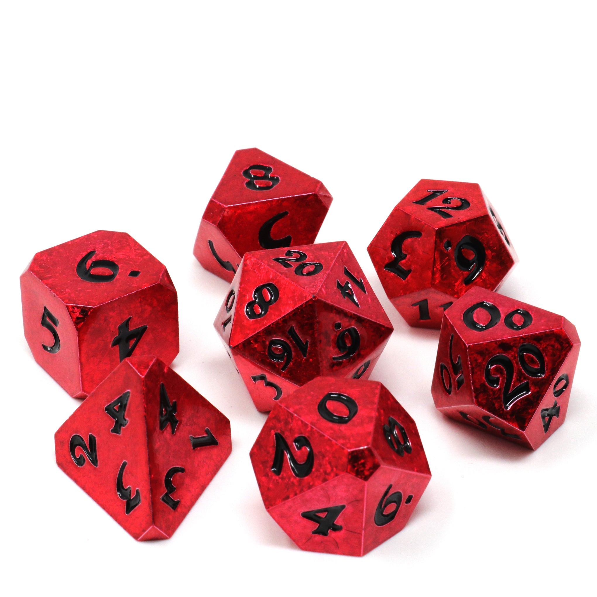 Die Hard Dice 7 Piece RPG set - Soulscorcher | Grognard Games