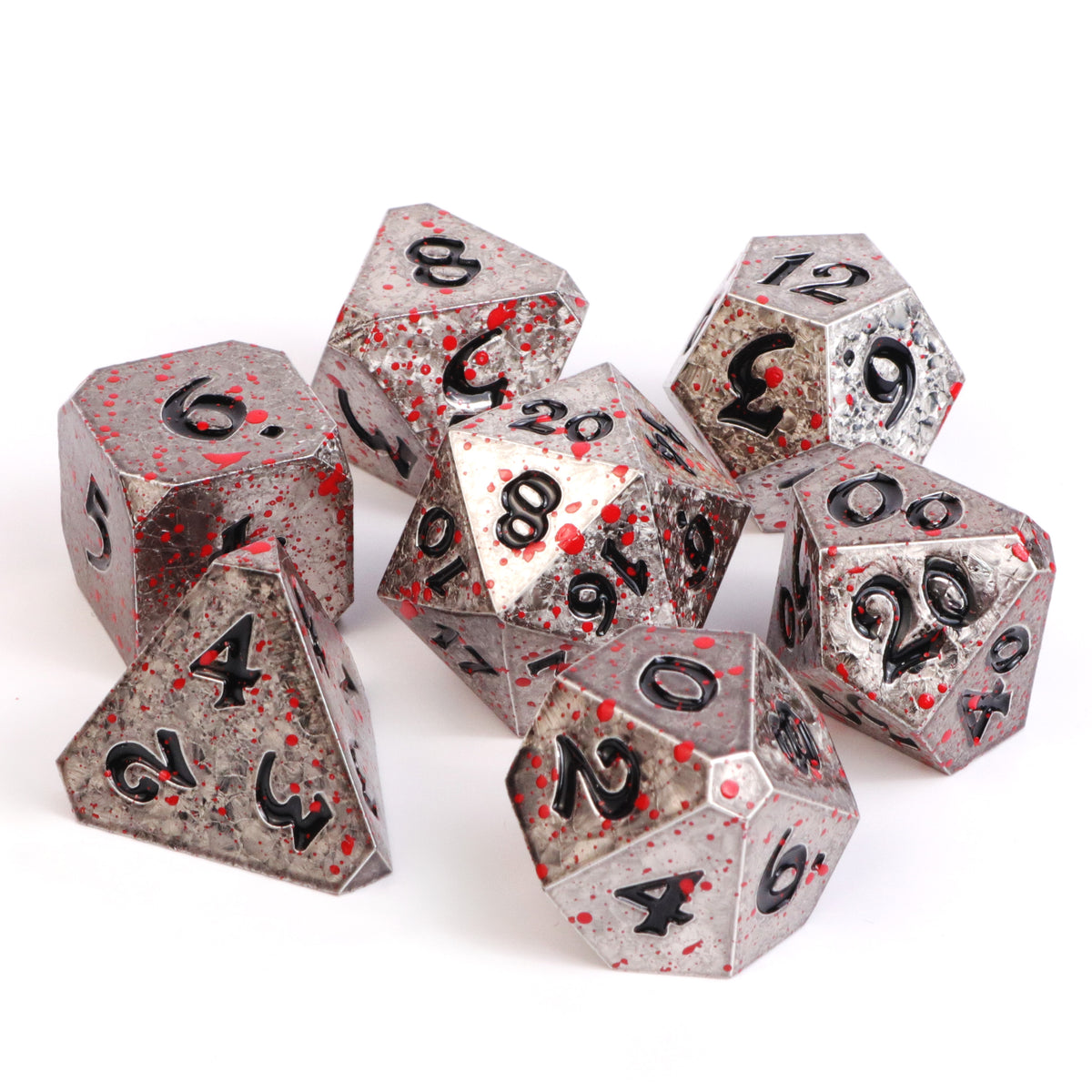 Die Hard Dice 7pc RPG Set - Bloody Starrazor | Grognard Games