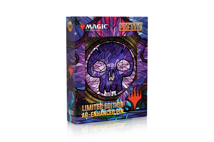 Pinfinity Magic the Gathering Pin Stained Glass Swamp | Grognard Games