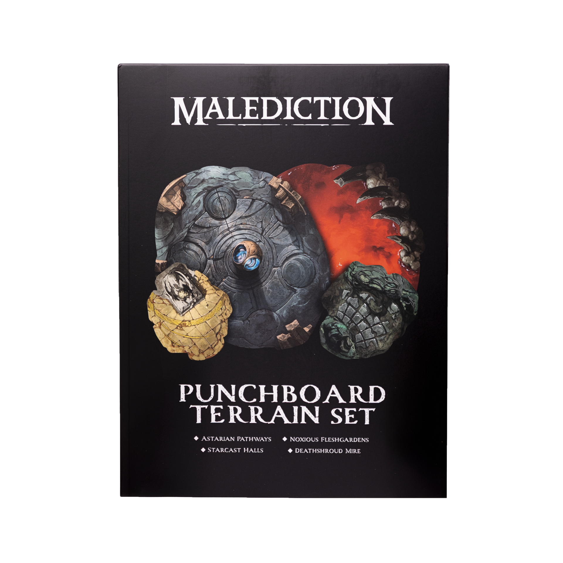 Malediction Miniatures Game - Punchboard Terrain Set (Pre-order Now!) | Grognard Games