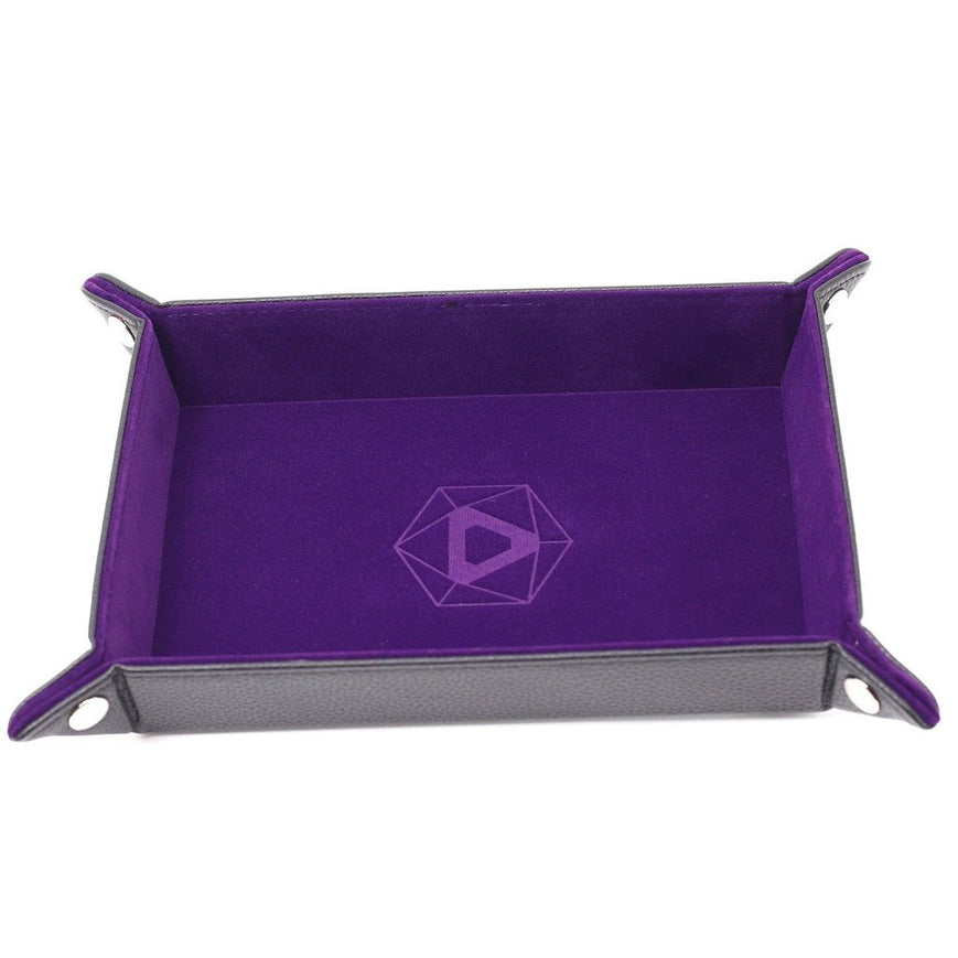 Die Hard Table Armor Snap Folding Dice Tray (Purple) | Grognard Games