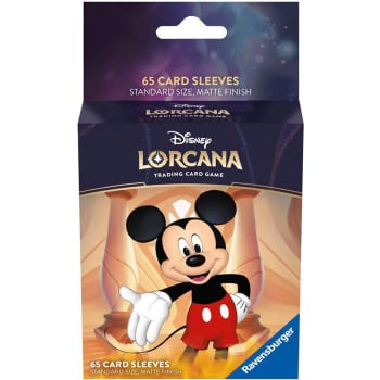 Lorcana the First Chapter 65 ct Sleeves: Mickey Mouse | Grognard Games