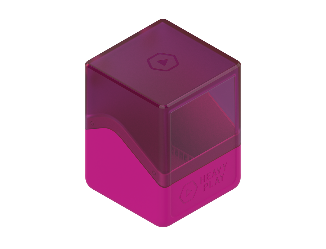 Heavy Play: RFG DECKBOX - Sorcerer Pink | Grognard Games