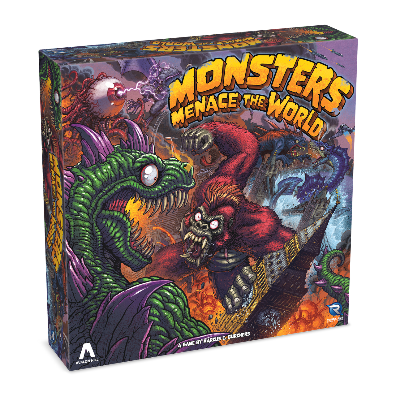 Monsters Menace the World | Grognard Games