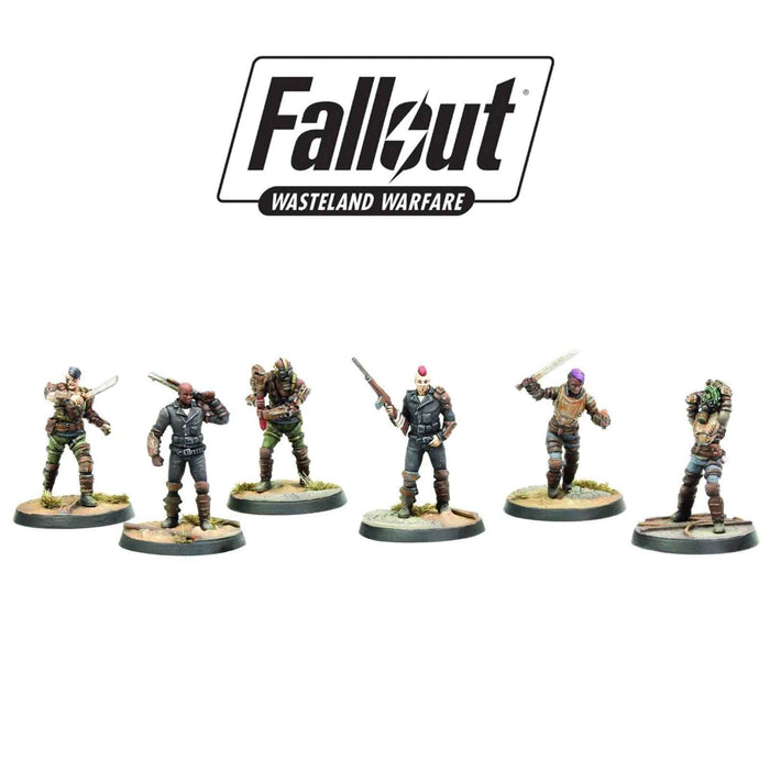 Fallout: Wasteland Warfare | Miniatures Raiders, Scavvers & Psychos | Grognard Games