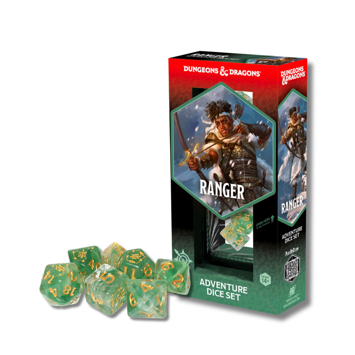 Dungeons & Dragons Adventure Dice Ranger White/Green | Grognard Games