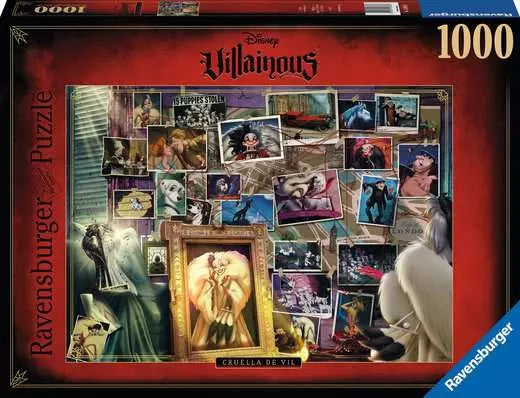 Puzzle: Disney Villainous - Cruella de Vil (1000 pieces) | Grognard Games