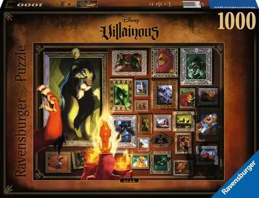Puzzle: Disney Villainous - Scar (1000 pieces) | Grognard Games