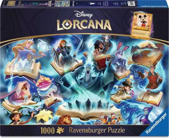 Lorcana Glimmers of the Realm: Sapphire 1000 Pc Puzzle | Grognard Games