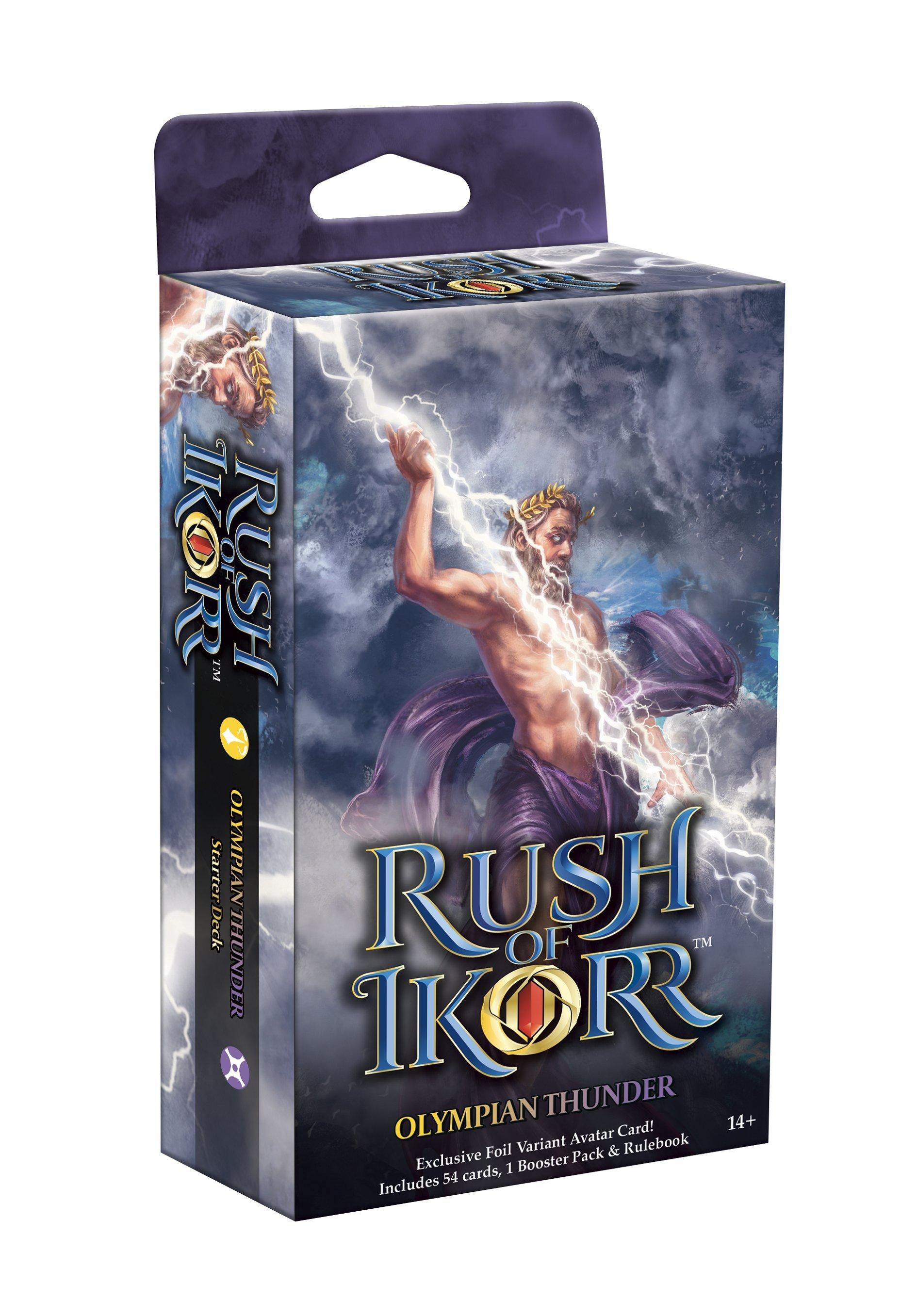 RUSH OF IKORR STARTER DECK Olympian Thunder | Grognard Games