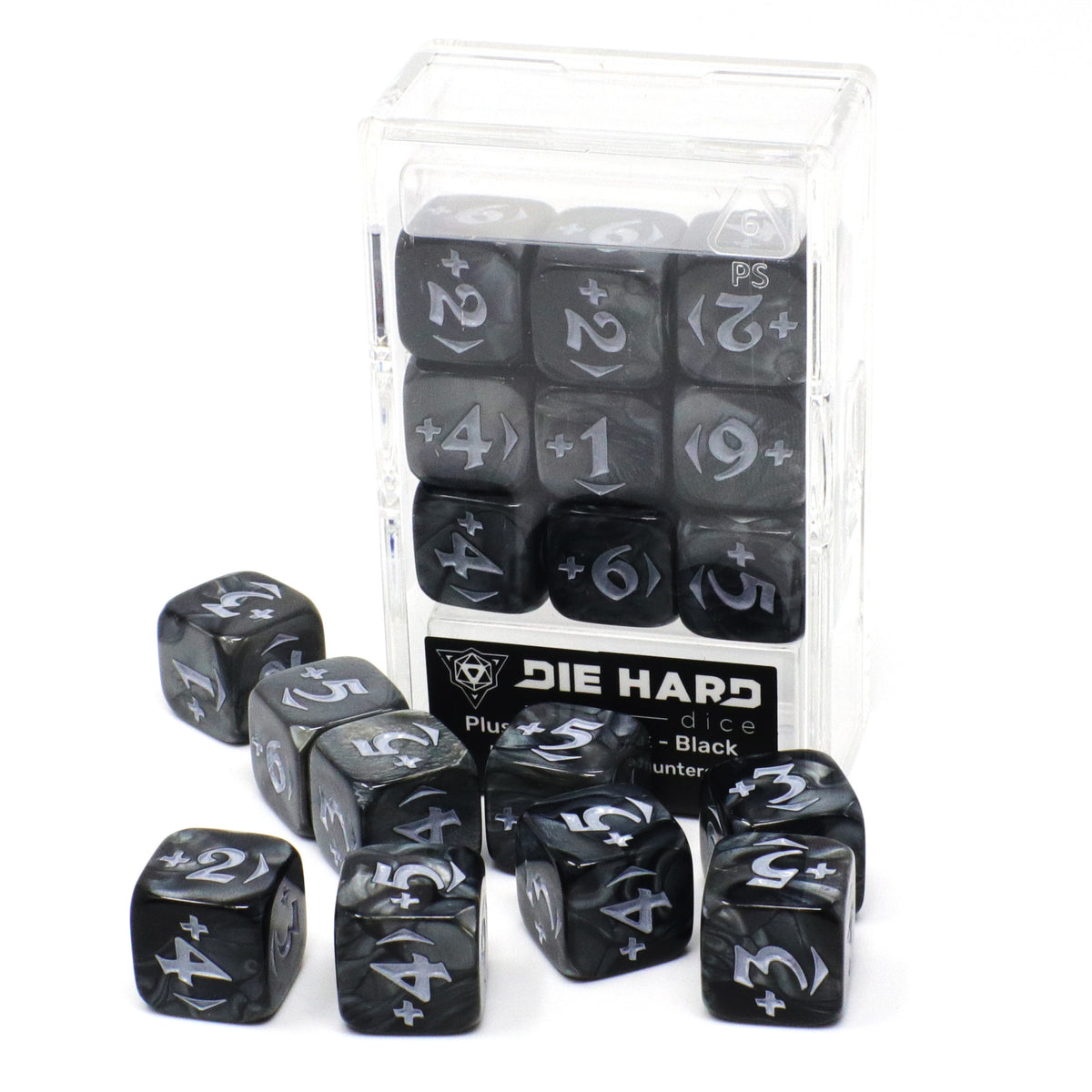 Die Hard Dice MtG Spindown Counters - Plus Power Pack - Black | Grognard Games