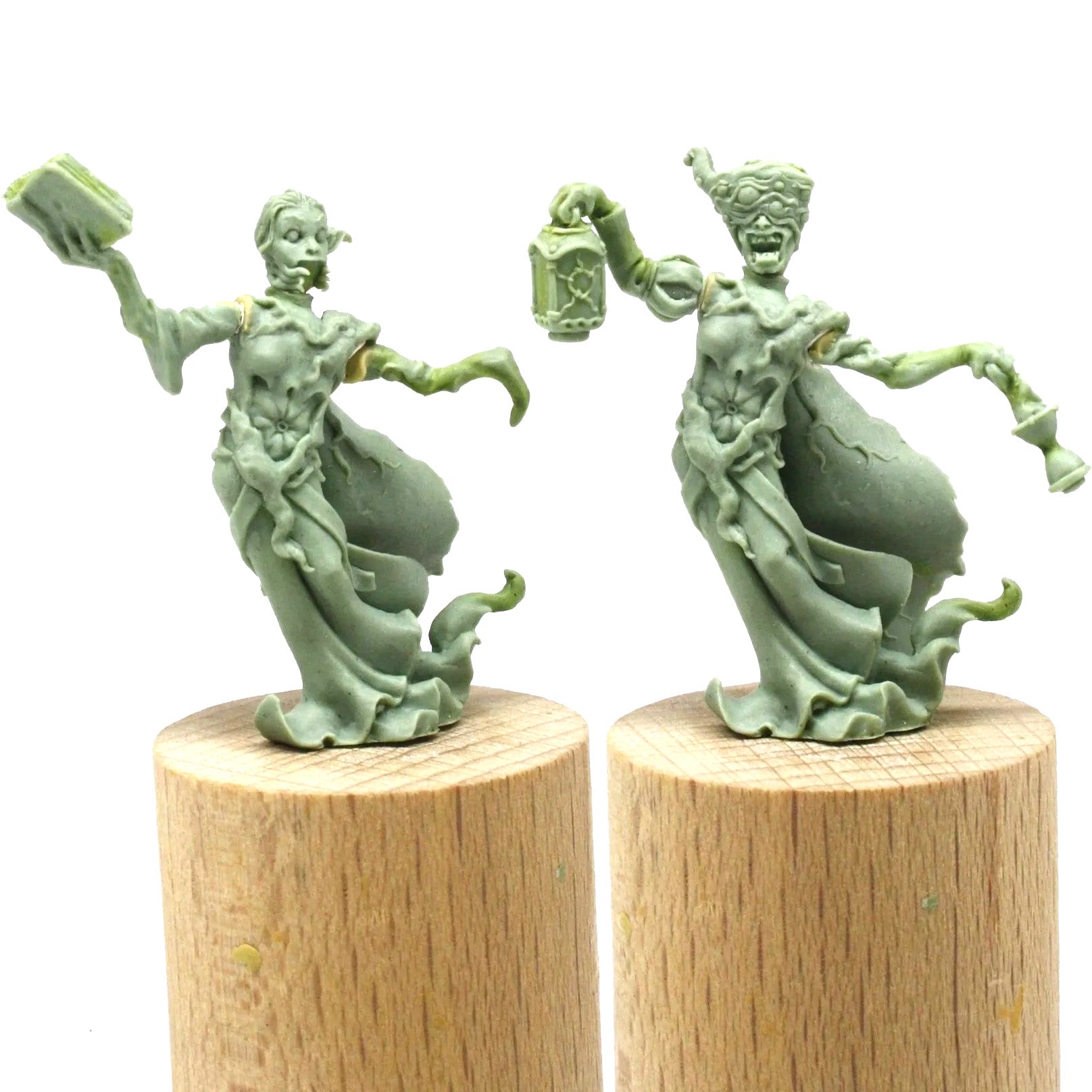 Darius & Zelia, The Entwined: Multipart Metal Miniature Kit | Grognard Games