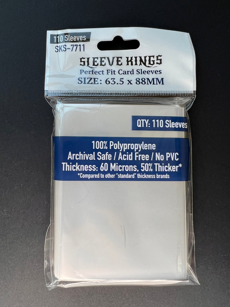 Sleeve Kings Perfect Fit Card Sleeves (Size: 63.5 x 88MM) | Grognard Games