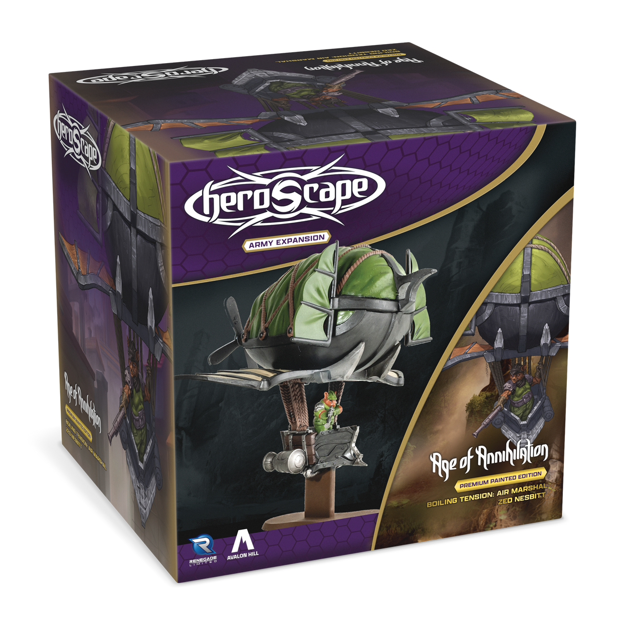 Heroscape: Air Marshal Zed Nesbitt Army Expansion Painted Edition | Grognard Games