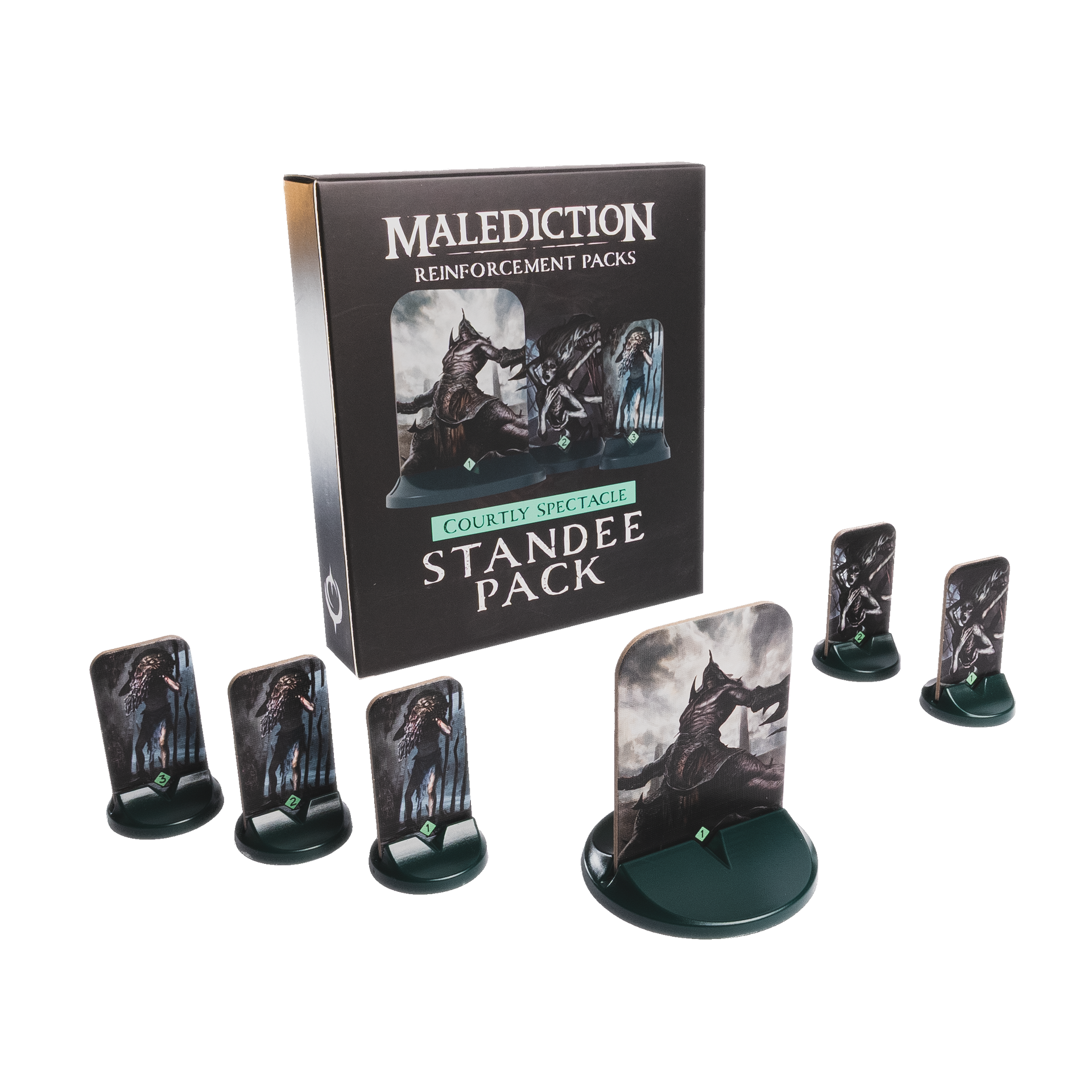 Malediction Miniatures Game - Standee Pack - Reinforcement Pack Courtly Spectacle (Pre-order Now!) | Grognard Games