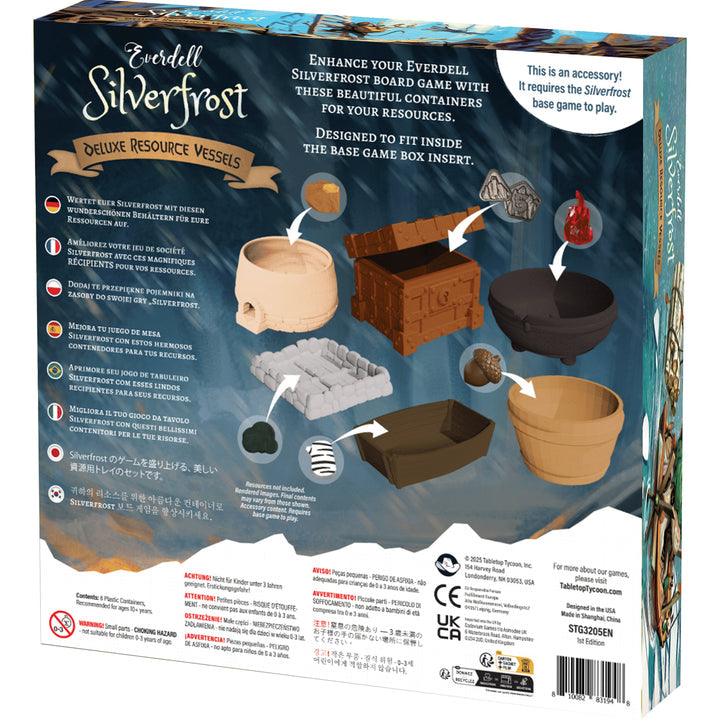 Everdell Silverfrost Deluxe Resource Vessels (pre-order 12/05) | Grognard Games
