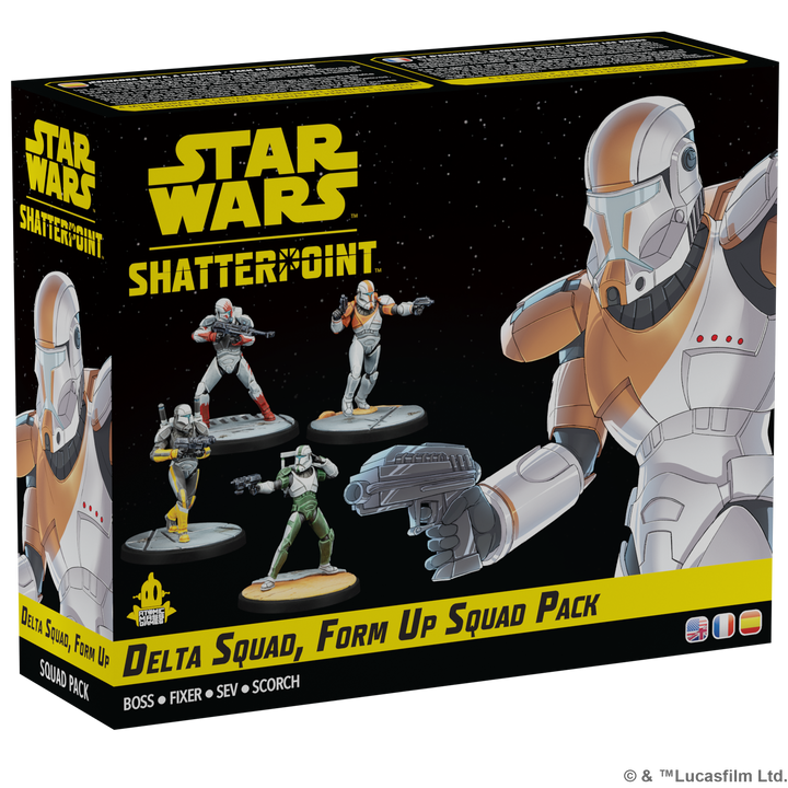 Star Wars: Shatterpoint - Delta Squad, Form Up Squad Pack | Grognard Games