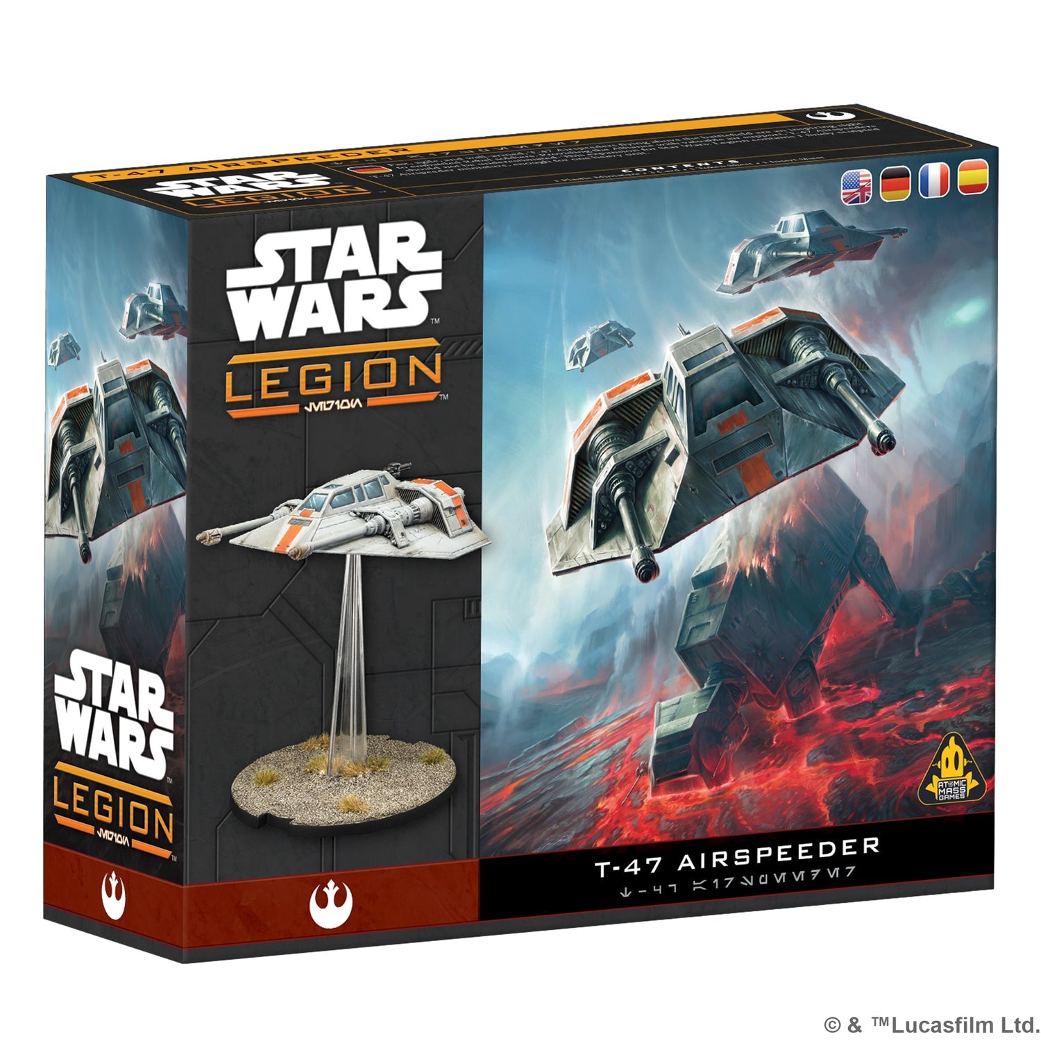 SWQ17  Star Wars: Legion – T-47 Airspeeder (Pre-order 2-13-26) | Grognard Games