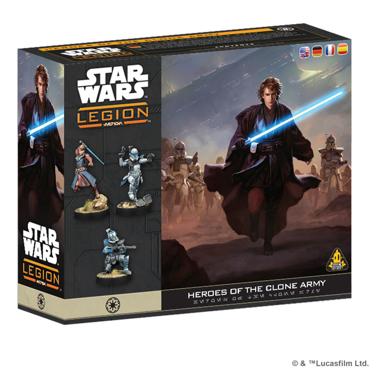 SWQ21  Star Wars: Legion – Heroes of the Clone Army (Pre-order 2-20-26) | Grognard Games
