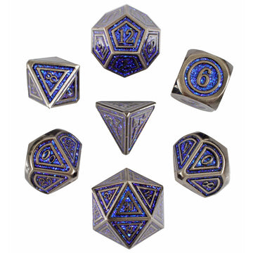 Forged Gaming Star Core Set of 7 Metal Dice | Grognard Games