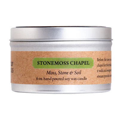 Stonemoss Chapel (6oz) Cantrip Candle | Grognard Games