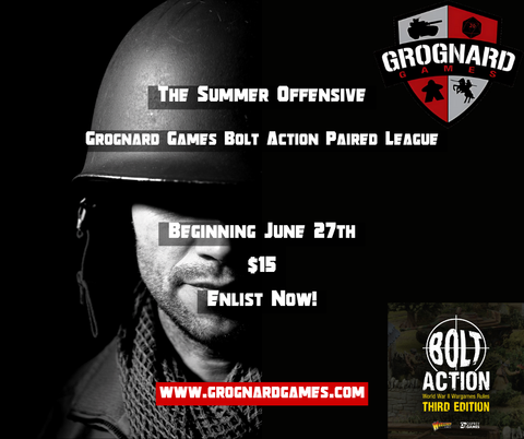 Grognard Games Roselle: Bolt Action - The Summer Offensive - A Casual Paired League